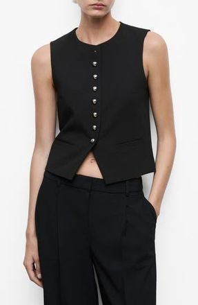 Mango Gabo Vest in Black at Nordstrom Rack, Size X-Small