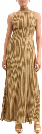 Veronica Beard Anna Maxi Dress In Gold