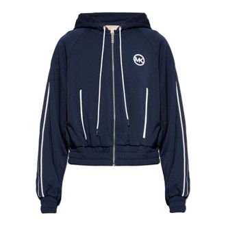 Michael Kors Dames, Sweatshirts & Hoodies, Blauw, Maat: XS