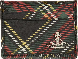 Vivienne Westwood Tartan Plaid Bi-Fold Card Holder