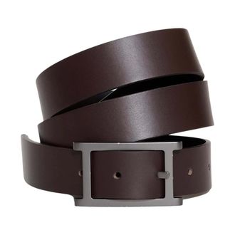 Orciani Cintura Double - Heren - Accessoires - Bruin - Maat: 105 CM Leer
