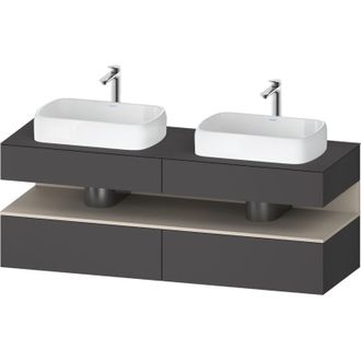 Duravit Qatego Consola Mueble Bajo Lavabo, 2 Extensiones, 2 - Duravit