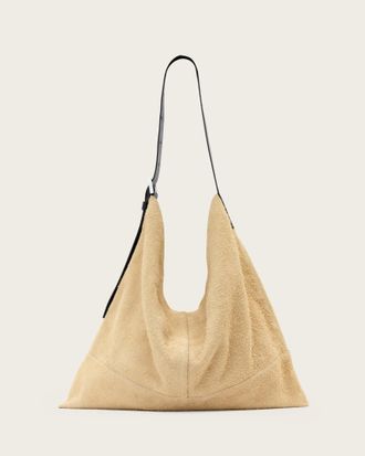 AllSaints Leather Asha Leather Shoulder Bag, Size: One Size