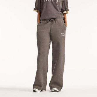 New Balance Donna Trackside Fleece Pant in Grigio, Taglia XL