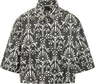 Pinko Pescara Shirt - Dames - Overhemden - Zwart - M - Katoen - Overhemden