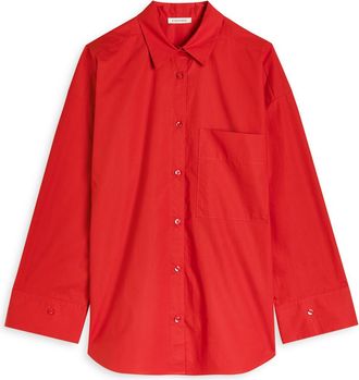 By Malene Birger BY Malene Birger Derris Cotton Shirt - Red - 42 (UK14 / L)