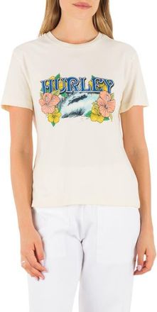Hurley Tidal Classic Graphic T-Shirt in Off White at Nordstrom, Size Medium