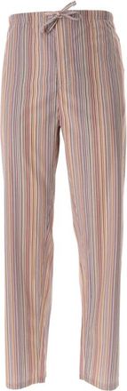Paul Smith Pantalone Pigiama Signature Stripe - Heren - Straight fit broeken - Veelkleurig - XL - Katoen - Broeken