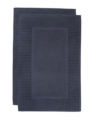 Alexis Alexis Antimicrobial Oxford Bath Mat, Pack Of 2