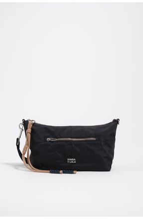 Bimba & Lola Nylon Trapecio Bag in Graphite at Nordstrom