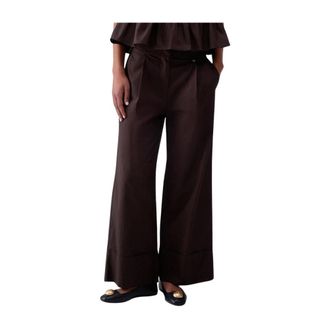Liu Jo Jeans - Dames - Broeken - Bruin - Maat: XL Katoen