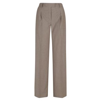 Seventy Wide Trousers, female, Brown, Size: XS Pantalone