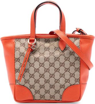 Gucci Pre-owned Gucci Small GG Canvas Bree Satchel Ladies 449241 498879
