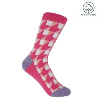 Peper Harow Dimensional Womens Socks - Pink