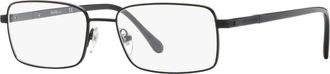 Sferoflex 53mm Rectangle optical glasses in Black at Nordstrom