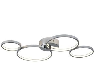 Searchlight Led Design Deckenlampe Solexa 4 Ringe, 75 cm