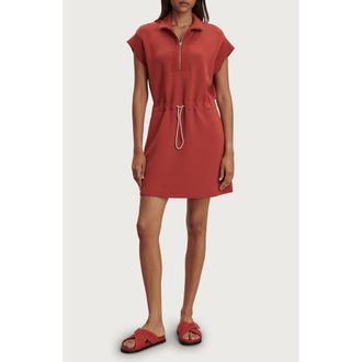 Varley Avaya Half-Zip Minidress in Bossa Nova at Nordstrom, Size Medium