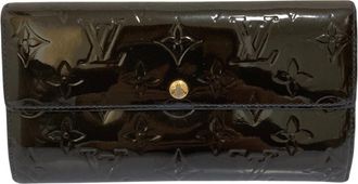 Louis Vuitton Brown Vernis Long Wallet (Bi-Fold) (Pre-Owned)