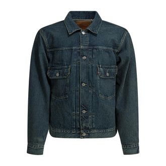 Levi's Jassen, Heren, Blauw, M, Denim, Klassieke Denim Trucker Jas