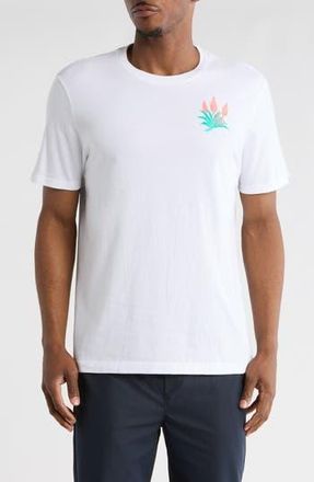 Original Penguin Flower Graphic T-Shirt in Bright White at Nordstrom Rack, Size Xx-Large