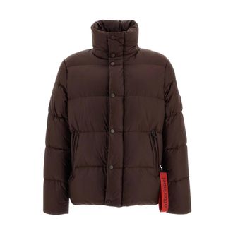 Afterlabel Chamonix Short Puffer - Heren - Jassen - Bruin - Maat: M Zijde