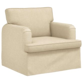 vidaXL Sof&aacute; Crema 84 X 80 X 85 Cm Tela Vidaxl