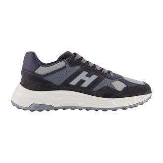 Hogan Sneakers, male, Blue, Size: 7 US Hyperlight Lace-Up Sneakers