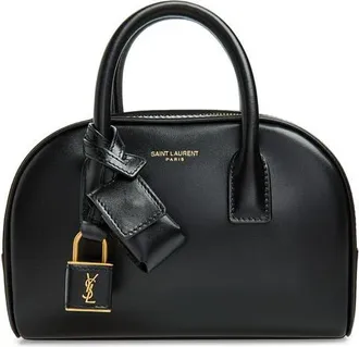 Saint Laurent Mini Sac de Jour Boston Satchel in Noir at Nordstrom