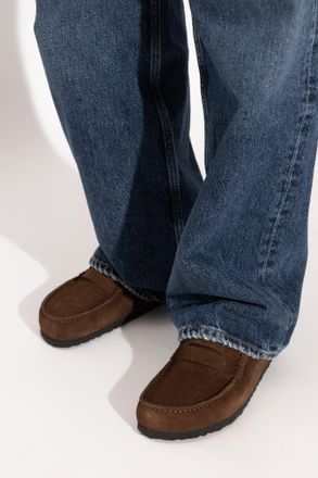 Birkenstock Naples Wrapped Shoes, Womens, Brown