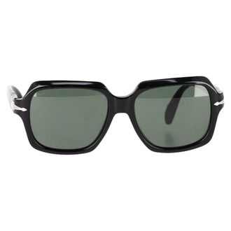 Persol PO3328S Square Sunglasses in Black Acetate