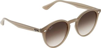 Ray-Ban Ray Ban Brown Gradient Round Mens Sunglasses RB2180 616613 51