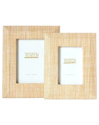 Tozai Home Home Set Of 2 Grass Photo Frames
