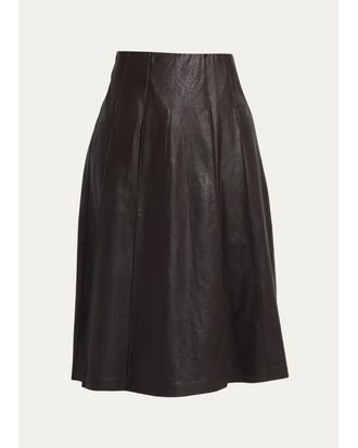 Commando Faux Leather Midi Skirt