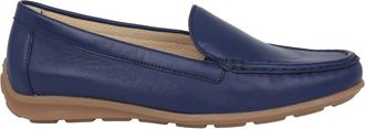 Gabor Blauwe damesloafer - Hoge kwaliteit - Dames - Loafers - Blauw - 38 EU - Leer - Schoenen