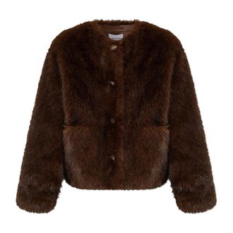 Stand Studio Siena Giacca in Ecopelliccia - - Jackets - Donna - Marrone - L