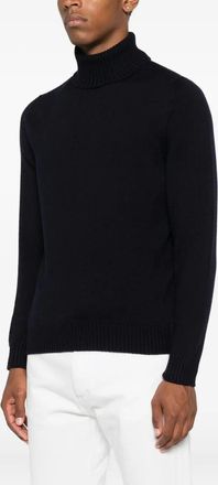 Drumohr Long Sleeve Turtle-Neck Sweater