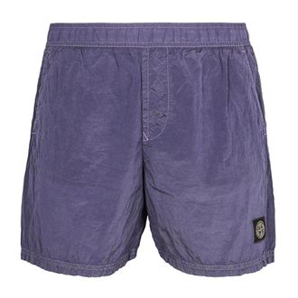 Stone Island Beachwear, male, Purple, L, Costume