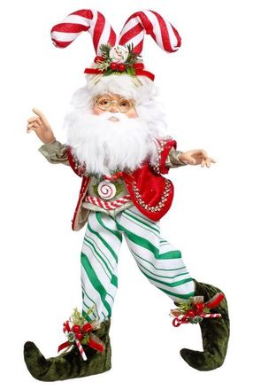 Mark Roberts North Pole Candy Cane Elf, Small in Red at Nordstrom