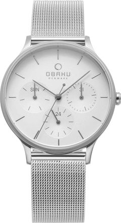 Obaku Womens Lind White Dial Watch