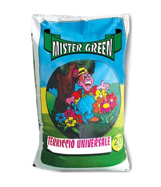 Trade Shop Trade Shop - Mister Green Tierra Universal 20 Litros Para Plantas Flores Bulbos Tierra De Huerta