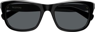 Valentino VG0013SK Asian Fit 001 Womens Sunglasses Size 55