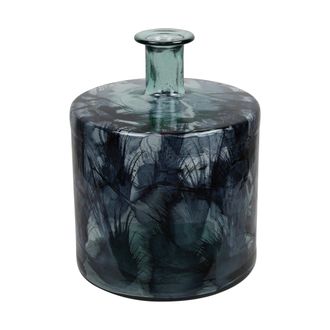 Schubiger M&ouml;bel Vase Recyclingglas, Blau