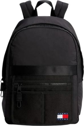 Tommy Jeans Minimalistische Mission Rugzak van Zwart Nylon - Heren - Rugzakken - Zwart - ONE Size - Nylon - Tassen
