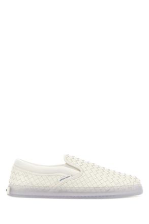 Bottega Veneta White Slip On Sneakers