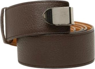 Herm&egrave;s Pre-owned Clemence Belt - female - Herm&egrave;s Vintage - Vintage Belts - Brown - ONE SIZE - Pre-owned