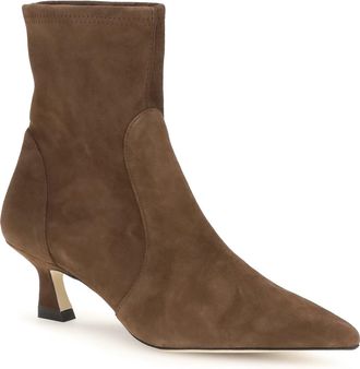 Stuart Weitzman Womens Vinnie Ankle Boots Cigar Calf Leather Bos Taurus