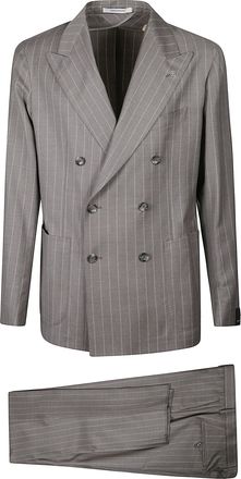 Tagliatore Montecarlo Pinstripe Double-Breasted Suit