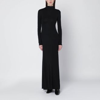Alaia Black dress with back draping