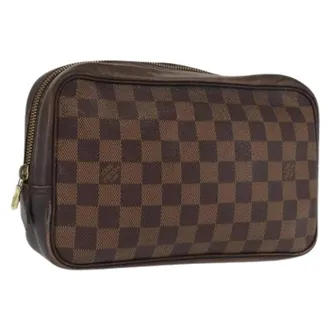 Louis Vuitton Pre-owned Clutches, female, Brown, Size: ONE SIZE Pre-owned Clutch