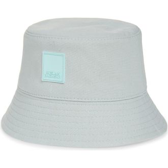 Ruslan Baginskiy Logo Patch Linen & Cotton Bucket Hat in Mint at Nordstrom, Size Medium